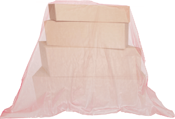 ESD Rulle 4800mm - 50m transparent/rosa