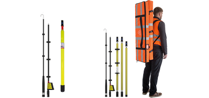 Spændingsviser r BO-A AC/DC 1-3kV specielt til bane m/teleskopstang