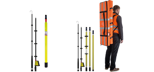 Spændingsviser r BO-A AC/DC 1-3kV specielt til bane m/teleskopstang