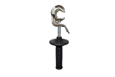 Universal jordings klemme t/Ø25mm kuglebolt isoleret håndtag