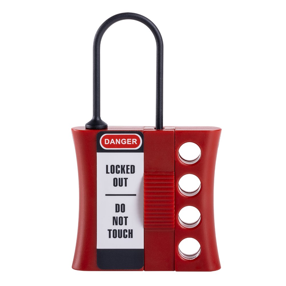 MasterLock LOCK-OUT hasp f/4 locks in plastic