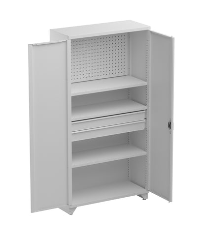 Shelf cabinet 100/40/200, 4 shelves; grey