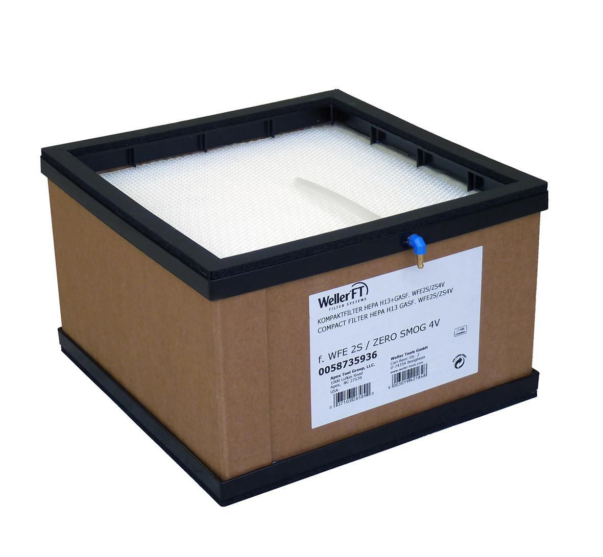 Filter compact HEPA H13 og gasfilter til Weller WFE 2S