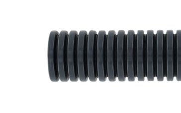 Beskyttelsesslange i sort Polyamid NW4  - 100m pr. rulle