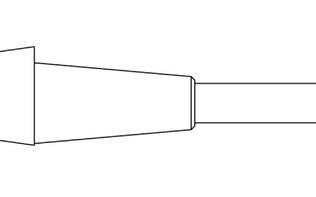 Udloddespids XDSL 8 ø1,5 x 2,9 mm L=10,5 mm