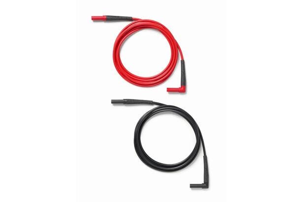 CAT III 1500 V, SUREGRIP SILICONE TEST LEADS, STRAIGHT-STRAIGHT