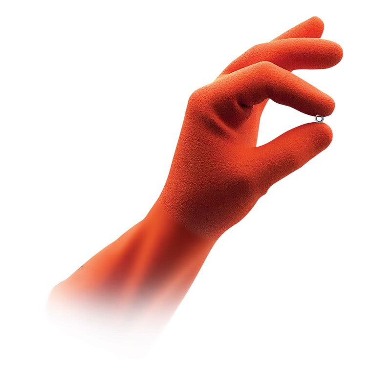 Orange L-AUS handske Touch-E 1000V Str.11-CL 0-36cm lang-0,8mm tyk LYSBUE SIKKER