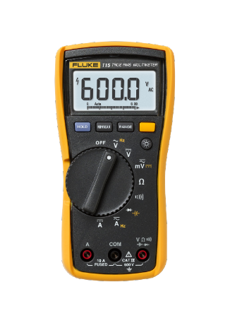 Fluke 115 600V AC/DC - 10A AC/DC CAT III 600V