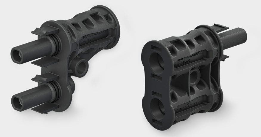 PV distributor PV-AZB4-EVO 2-UR 1 male + 2 female TÛV/UL: 1500V 50A