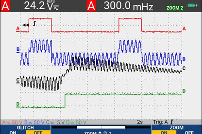 ScopeMeter Color 60MHz 2-kanals farve med software