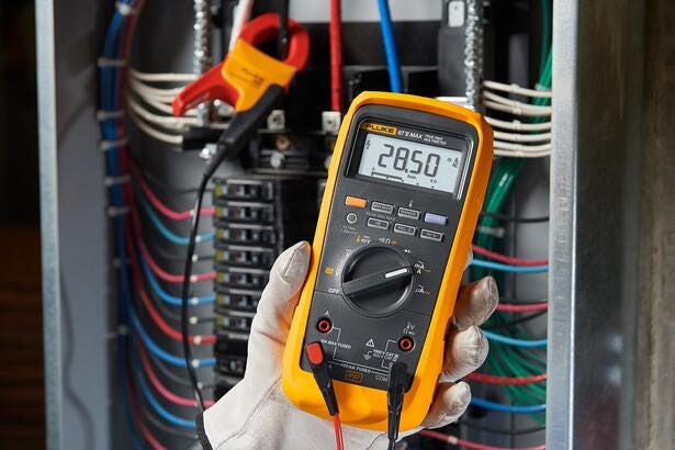 Fluke 87V MAX DMM with MC4 Test Lead Set