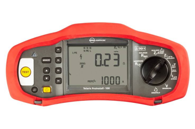 DEMO - Installation tester Telaris100 100V/250V/500V/1000V CATIII 500V/CATIV 300V