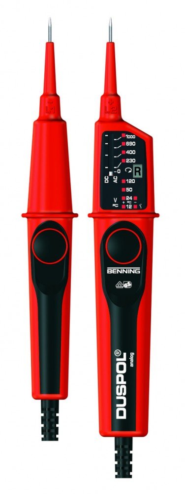 BENNING ANALOG Spændingstester 12 - 1000 V AC/DC - HIN A/S