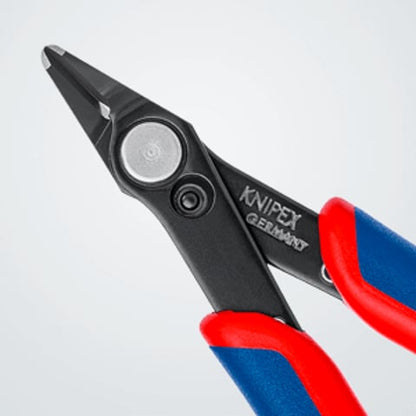 Elektronik super knips 125mm m/PVC på greb bruneret