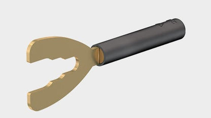 Gaffeladapter B4-I/K rød