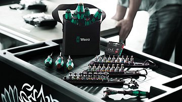 ESD Electronics screwdriver set + holder