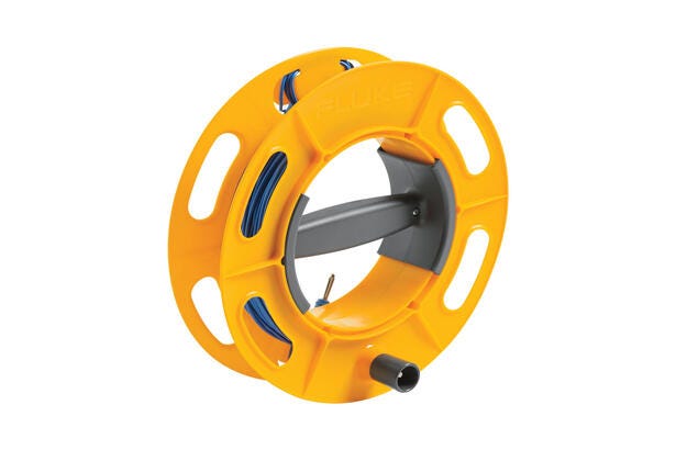Fluke ES-162P4 kabelrulle med blå ledning til 4-punkts jordmåling.