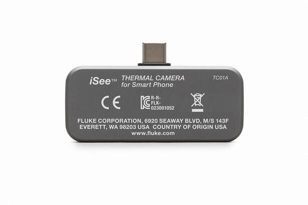 Fluke iSee™ Mobile Thermal Camera - TC01A for Android, 9 Hz