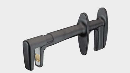 Test clamp for power rails black GRIP-FMA max. 12mm rail CATIV 1000V 32A