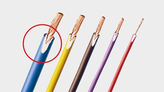 Cable 100m FLEXI-2V 0.75 Blue