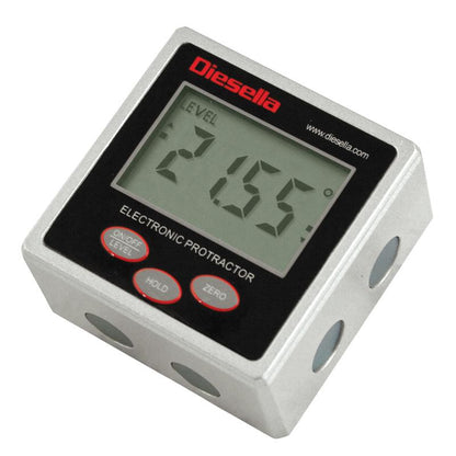 Digital vinkelmåler+/- 180grad IP54 3 sider magnet