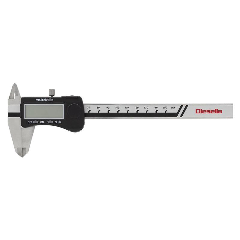 Digital Caliper 0-150 mm x 0.01 mm, jaw width 40 mm