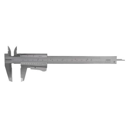 Skydelære DIN 862 stål 0-150mm; klemlås & målestav