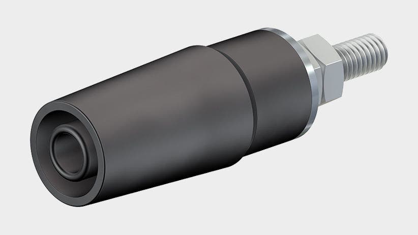 Bøsning forniklet SAB4-G/N-X blå 600V - CAT II - 32A