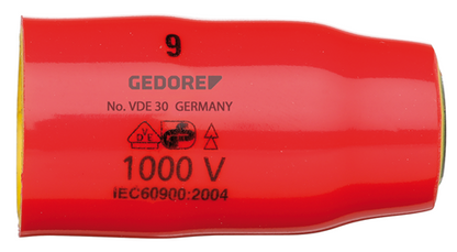 Gedore socket 3/8 1000V insulated SW6mm w/internal hexagon