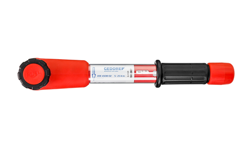 Gedore Torque wrench 3/8 5-25Nm +/-4%, scale step 0.1Nm 1000V insulated
