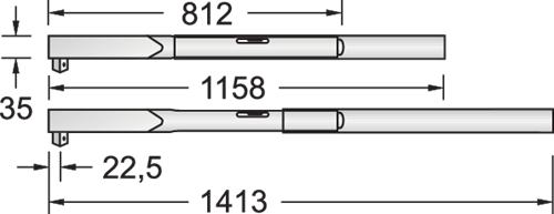 Torque wrench DREMOMETER DX 3/4 520-1000 Nm