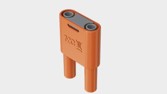 Forbindelsesstik SKS2-4N-19 CATII 1000V 32A ORANGE