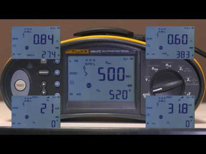 Testledningssæt t/Fluke-166x Installationstester