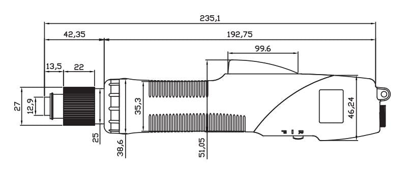 Skruemaskine DC24V ESD 0,15-1,18 Nm - 6 pin eks. SKP-32B-60W-6P