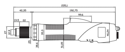 Screwdriver DC24V ESD 0.29-1.86 Nm - 6 pin ex. SKP-32BC-60W-6P