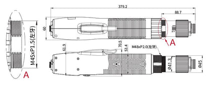 Screwdriver DC40V ESD 3-9Nm, bit B - 6 pin ex. SKP-40B-HL-800