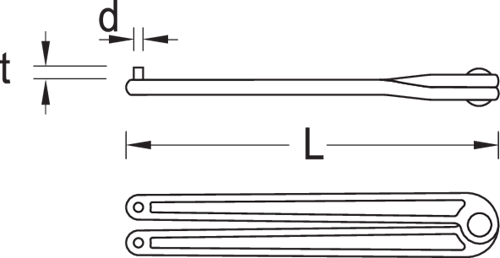 Tap wrench 4.0mm adjustable