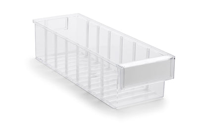 Lagerkasse klar 132x400x100mm