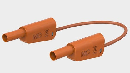 Prøveledn. SLK4N-F10 25cm GUL PVC 4mm 1000V CATII/600V CATIII 19A